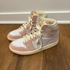 Woman’s Jordan 1 Washed Pink high top
